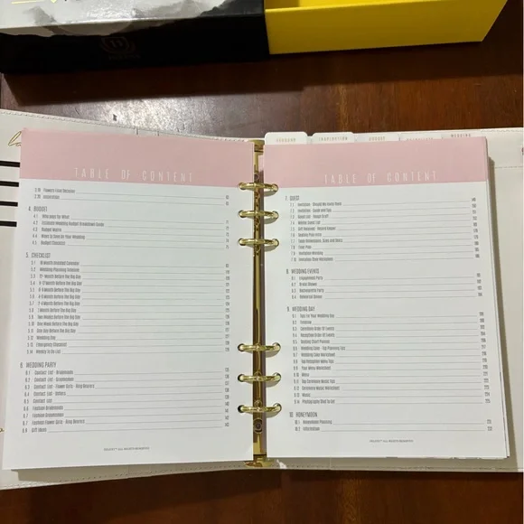 Wedding Planner and Journal Set - Picture 4 of 7